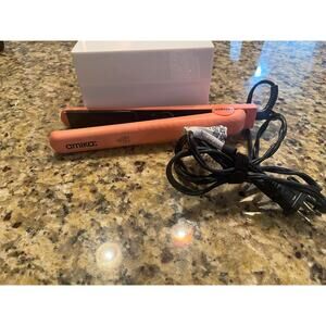 Amika Strand Perfect Ceramic Styler Hair Straightener Flat Iron Coral Ltd Ed